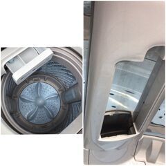 411【3か月保証】2024年製 Hisense 8.0kg 全自動電気洗濯機 HW-DG80C 風呂水ポンプ付の画像