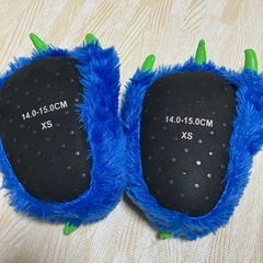 14、15cm キッズ　ルームシューズ　恐竜　履き物　スリッパの画像