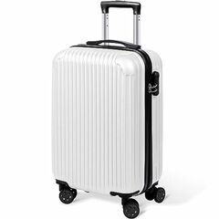『未使用品』TAKASYOU スーツケース/ Sサイズ/ SC101-20-WH/ ホワイト/ キャリーケース/ 20インチ/ 機内持込/ TSAロック/ 軽量 C0EX0118の画像