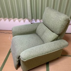 電動リクライニングソファ1人用の画像