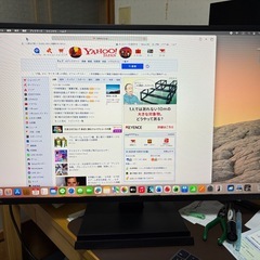 モニター（27インチ、、IO data）の画像