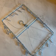 無印良品 アルミハンガー12＋ピンチハンガーセットの画像