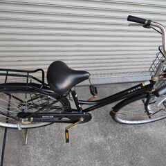 ステンレスハンドルのオートライト　26インチ自転車の画像