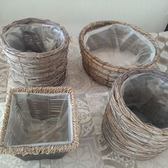 花かごセット(6個セット)の画像