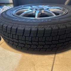 DUNLOP スタッドレスタイヤ 13インチ ホイールセットの画像