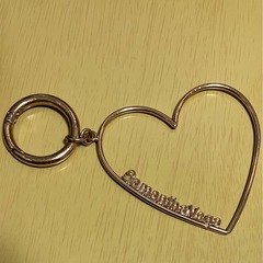 サマンサベガ ロゴ入り ハート バッグ チャーム Samantha Vegaの画像