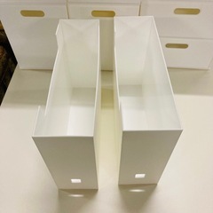 インボックス　収納ボックス　13個まとめ　白　カラーボックスにぴったり　3サイズの画像