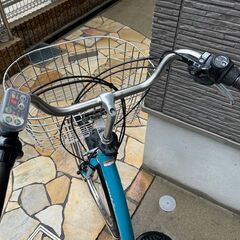 🌈バッテリーほぼ新品！8.9Ah💖YAMAHA　pasパスラフィーニ　子供乗せ　26インチ　電動自転車　中古　電動アシスト自転車の画像