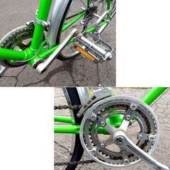 稀少 ブリヂストン ロードマン RM-702 グリーン 520㎜ ドロップハンドル レトロ ロードバイク BRIDGESTONE 自転車 札幌市 中央区 南12条の画像