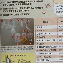 手動式搾乳器の画像