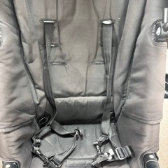 Air Buggy 折りたたみベビーカー グレー レインカバー付きの画像