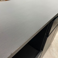 ◇ドリーム尼崎1号館◇【ジモティー割引対象商品】レンジ台 組立式 BKの画像