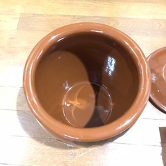 梅干し、漬物容器　丸かめの画像