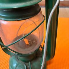 アンティーク ランタン グリーン レトロ キャンプ アウトドアの画像