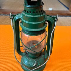 アンティーク ランタン グリーン レトロ キャンプ アウトドアの画像