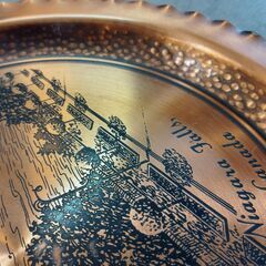 カナダ製 銅板 飾り ナイアガラ・フォールズ ナイアガラの滝 壁掛け　/MJ-1300 2Fの画像