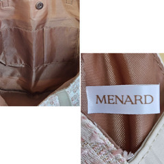 MENARD メナード ピンク バッグ トートバッグ フェミニン 上品 かわいいの画像