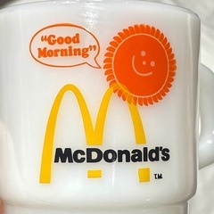 希少 Fireking マクドナルド マグカップ Good Morning 新品の画像