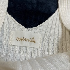 【ミミリィー】前後Vラメ入りリブニットの画像