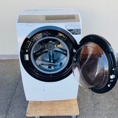 HITACHI 日立　ビックドラム　ドラム式洗濯乾燥機　洗濯11kg 乾燥6kg 右開き BD-SV110GR 2021年製　動作確認済みの画像