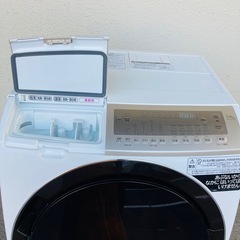 HITACHI 日立　ビックドラム　ドラム式洗濯乾燥機　洗濯11kg 乾燥6kg 右開き BD-SV110GR 2021年製　動作確認済みの画像