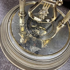 ジャンク CITIZEN ガラスドーム時計 置き時計 レトロの画像