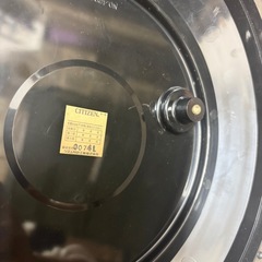 ジャンク CITIZEN ガラスドーム時計 置き時計 レトロの画像
