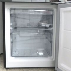 2ドア冷蔵庫 121L 2023年製 ツインバード HR-GJ12 100Lクラス ミラーガラス ブラック ☆ 札幌市 北区 屯田 の画像