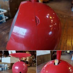 昭和レトロ クボタ はかり キッチンスケール 赤色 2kgまで　/MJ-1301 2Fの画像