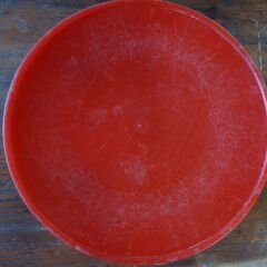 昭和レトロ クボタ はかり キッチンスケール 赤色 2kgまで　/MJ-1301 2Fの画像