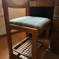 昭和な学習机の画像