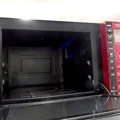 日立 過熱水蒸気オーブンレンジ ヘルシーシェフ 2021年製 22L フラットタイプ  MRO-S7X スチーム レッド HITACHI 札幌市屯田店の画像