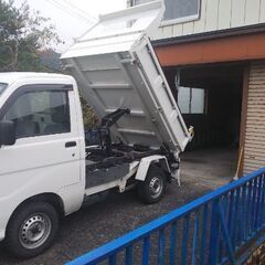 至急販売・ダイハツ・ハイゼット軽トラックダンプ・4WD・パワステ・エアコンの画像