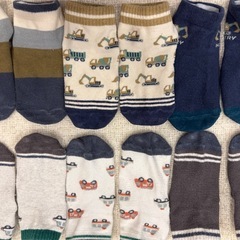 はたらく車　靴下　18㎝までの画像