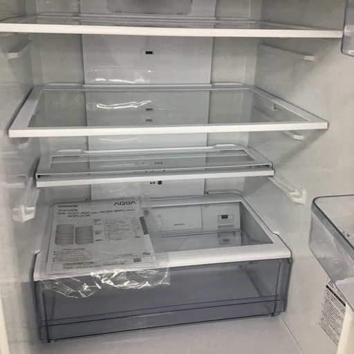 #K-35【ご来店頂ける方限定】AQUAの4ドア冷凍冷蔵庫です