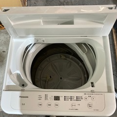 O 2510-750 Panasonic洗濯機　NA-F5BE4 2025年製　動作確認済み　中古美品の画像