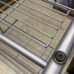 M2510-462 洗濯物ラック 金属製   キズ汚れ有りの画像