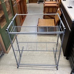 M2510-462 洗濯物ラック 金属製   キズ汚れ有りの画像