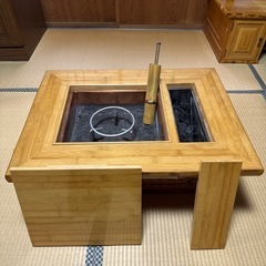 竹が材質の卓上火鉢の画像