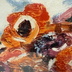 大61 ロカジェル アネモネ 27/200 H−2674 額サイズ タテ60cm ヨコ68cm 版画 花束の画像