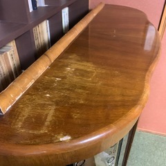 猫脚ガラスキャビネット　アンティーク品？の画像