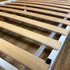 IKEA シングルベッド マットレス付きの画像