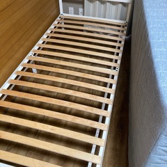 IKEA シングルベッド マットレス付きの画像