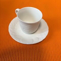 コーヒーカップ＆ソーサー 5客セット 白 NEW TASTY LIFEの画像