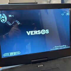 （ジャンク品）ポータブルDVDプレーヤー ブラックの画像