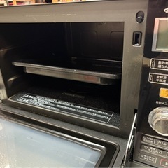 Panasonic オーブンレンジ エレック 26L ヘルツフリー ブラック NE-MS263-K ブラック 2017年製 動作確認済み ③の画像