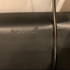 【東京都渋谷区】　IKEA イケア　ヘッドレスト付　2人掛け　ソファ　ブラックの画像