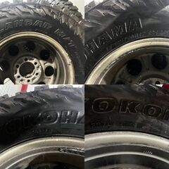 【YK GEOLANDAR M/T G003 285/70R17】夏タイヤ【トヨタ FJクルーザー 純正アルミホイール 17インチ 7.5J6HPCD139.7+15】バリ溝　(MTH895)クレジットカード QRコード決済可能の画像