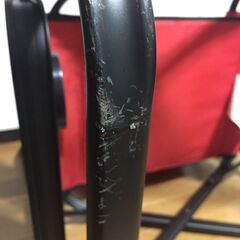 【リサイクルストアスターズ吉野店】【中古品】Coleman コールマン サイドテーブル付デッキチェアST レッドの画像