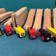 木製レールおもちゃ・ドミノまとめ売りの画像